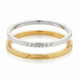 Child's Engraved Clasp Bangle