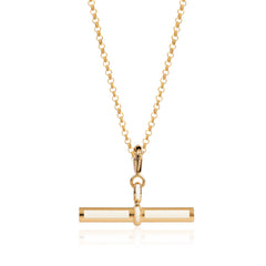 Women's Enamel T-Bar Necklace