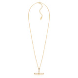 Women's Enamel T-Bar Necklace