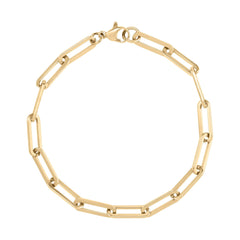 Dainty Paperclip Chain Bracelet