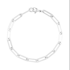 Dainty Paperclip Chain Bracelet