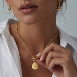 T Bar Necklace, Belcher Chain