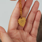 Women's Engraved Exploding Heart Necklace