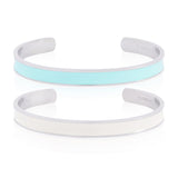 Silver Open Bangles