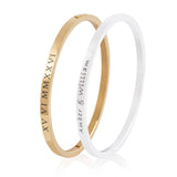 Engraved Bangle With Clasp