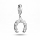 Silver Chunky Horse Shoe Charm