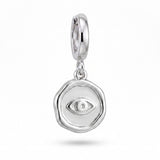 Silver Evil Eye Charm