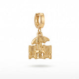 Gold Holiday Charm
