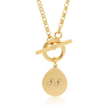 T Bar Necklace, Belcher Chain