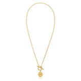 T Bar Necklace, Belcher Chain