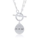 T Bar Bracelet, Double Fine Chain