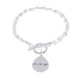 T Bar Bracelet, Double Fine Chain