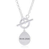 T Bar Necklace, Belcher Chain