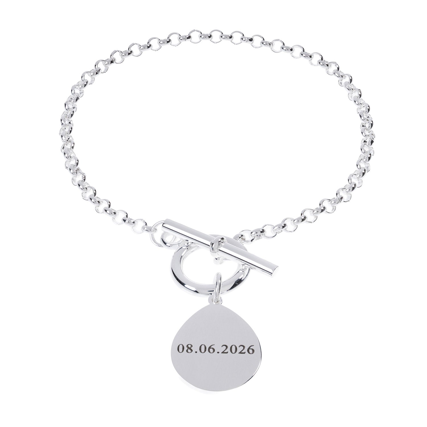 T Bar Bracelet, Belcher Chain