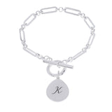 T Bar Bracelet, Paperclip Chain