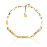Engraved Bar Bracelet (2 bars)