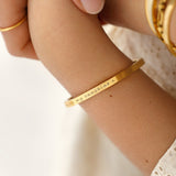 Child's Engraved Clasp Bangle