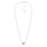 Signature Initial Necklace (Turquoise and Silver)