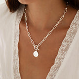 T Bar Pendant Necklace