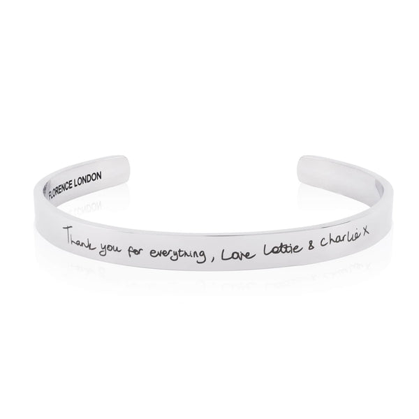Men's Handwriting Bracelet
