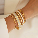 Enamel Stacking Bracelet