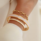 Enamel Stacking Bracelet