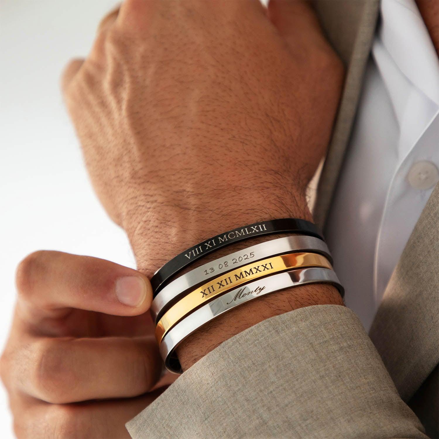 Best Selling Jewellery - Bangles, Necklaces & More by Florence London 3 FlorenceLondonJewellery 0059 mensengravedbracelets