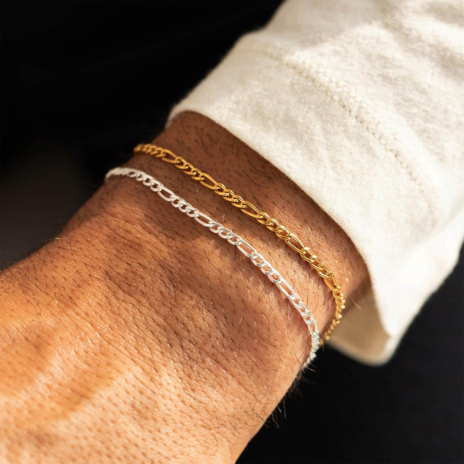 Luxury Personalized and Handmade Jewelry by Florence London 4 Mens Chain Bracelet