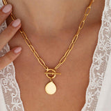 T Bar Pendant Necklace