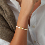 Oval Clasp Enamel Bangle