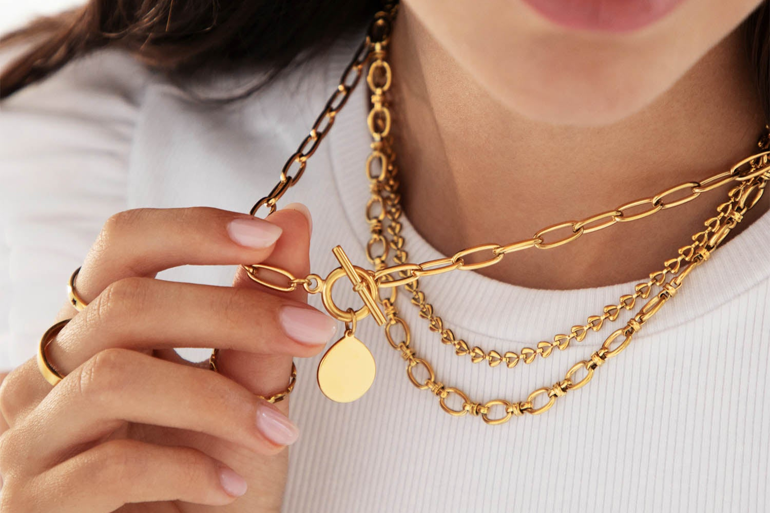 ★GLOWNY★FLORENCE PLATED NECKLACE (GOLD)★正規品/直送料込 Initial Name Necklace – Florence London Jewellery