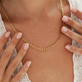 Mini Heart Chain Necklace