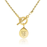 T-Bar Necklace (Gold)