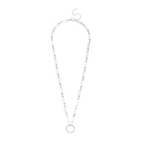 Engraved Paperclip Chain Necklace