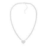 Handwriting Love Heart Necklace