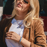 T Bar Necklace, Belcher Chain