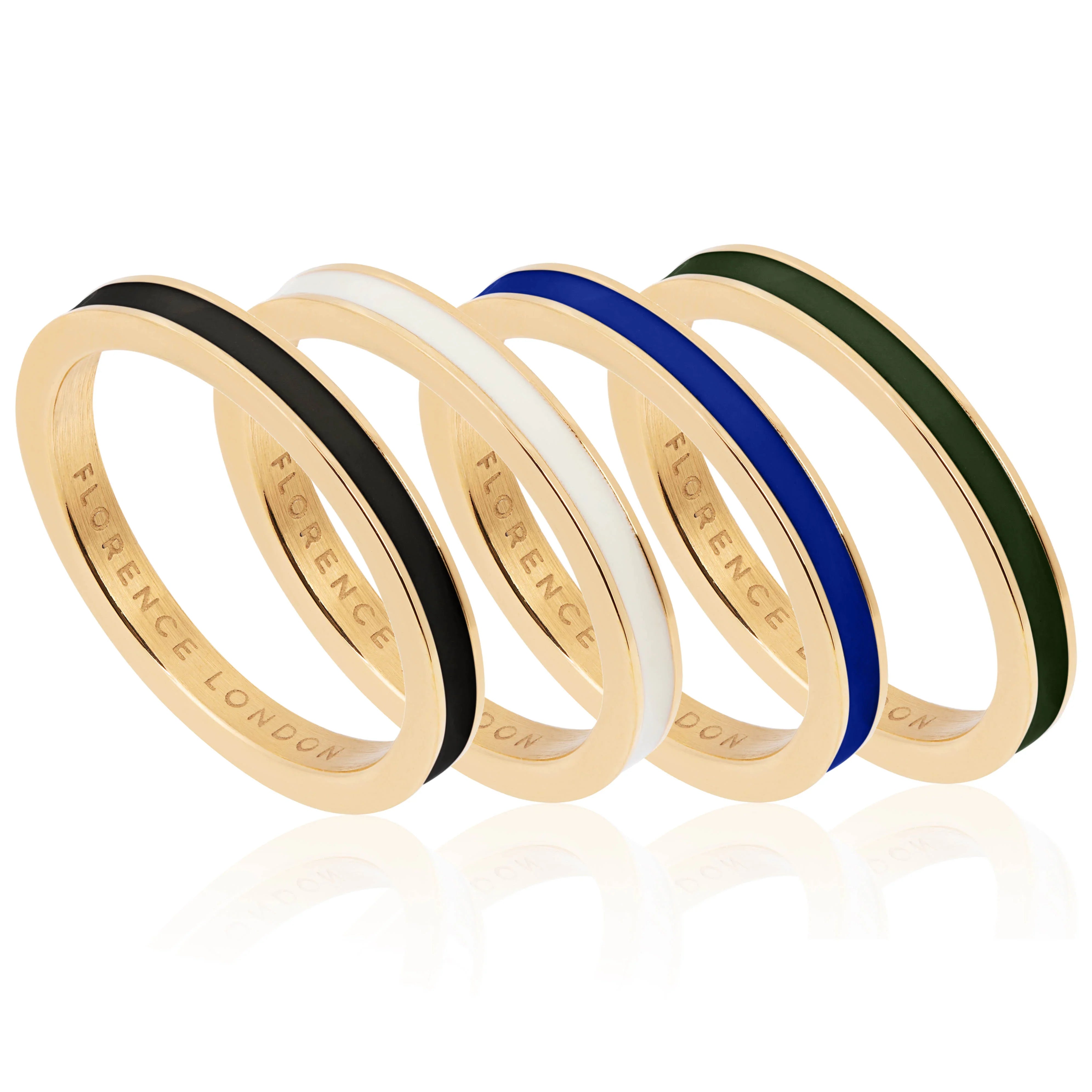 Enamel Stacking Ring | Colourful Women's Ring | Luxury Jewellery ...
