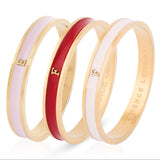 Signature Initial Bangle (Gold)