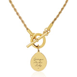 T-Bar Necklace (Gold)