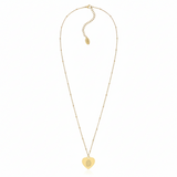 Women's Engraved Heart Fingerprint Necklace