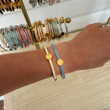Sample sale | New with defect | Oval Clasp Enamel Bangles