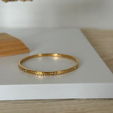 Sample sale | New | Hammered gold bangle