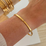 Sample sale | New | Hammered gold bangle