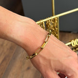 Sample sale | New | Gold bracelet - vintage mixed link