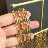 Sample sale | New | Gold bracelet - vintage mixed link