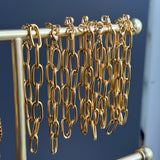 Sample sale | New | Gold bracelet -  chunky paperclip