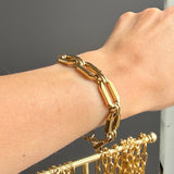 Sample sale | New | Gold bracelet - chunky