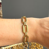 Sample sale | New | Gold bracelet - chunky