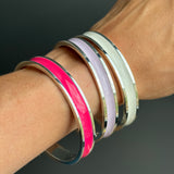 Sample sale | new with defect | Silver plated Signature bangles