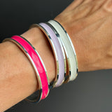 Sample sale | new with defect | Silver plated Signature bangles